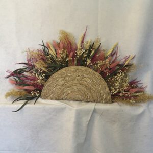 🌸 Abanico Preservado Tonos Rosas – Elegancia y Frescura para el Gran Día