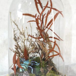 🪲🌿 Cúpula con Escarabajo Hecho a Mano – Naturaleza Detallada en Miniatura