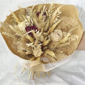 🌾 Ramo de Flores Secas en Tonos Suaves – Belleza
