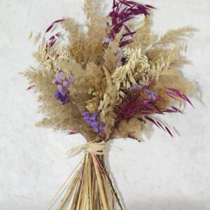 🌸 Ramo Color Natural con Toques en Malva y Fucsia – Elegancia fresca y vibrante