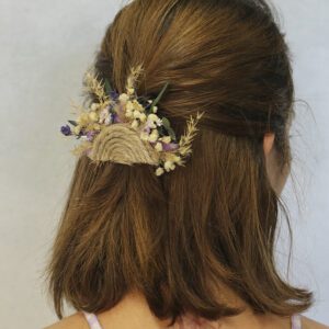 🌸 Tocado de Abanico – Un soplo de elegancia